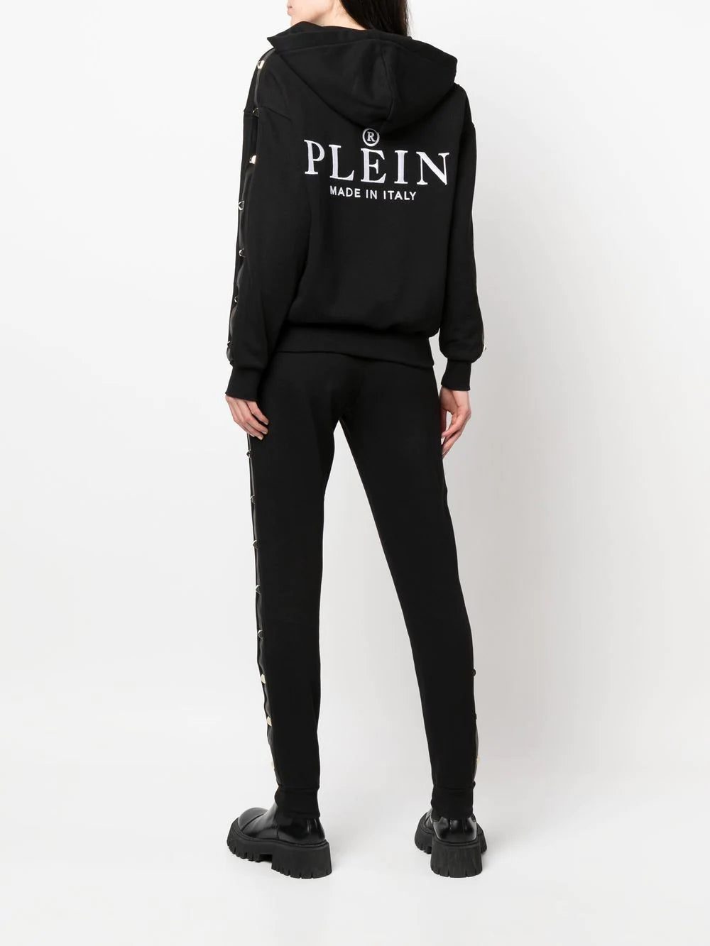 Philipp Plein studded zip-front hoodie - Image 2