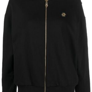 Philipp Plein  studded zip-front hoodie