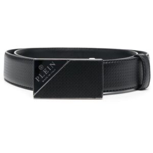 Louis Vuitton logo-buckle leather belt
