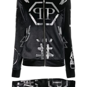 Philipp Plein  logo-studded hoodie tracksuit