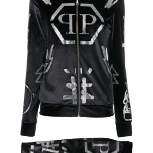 Philipp Plein  logo-studded hoodie tracksuit
