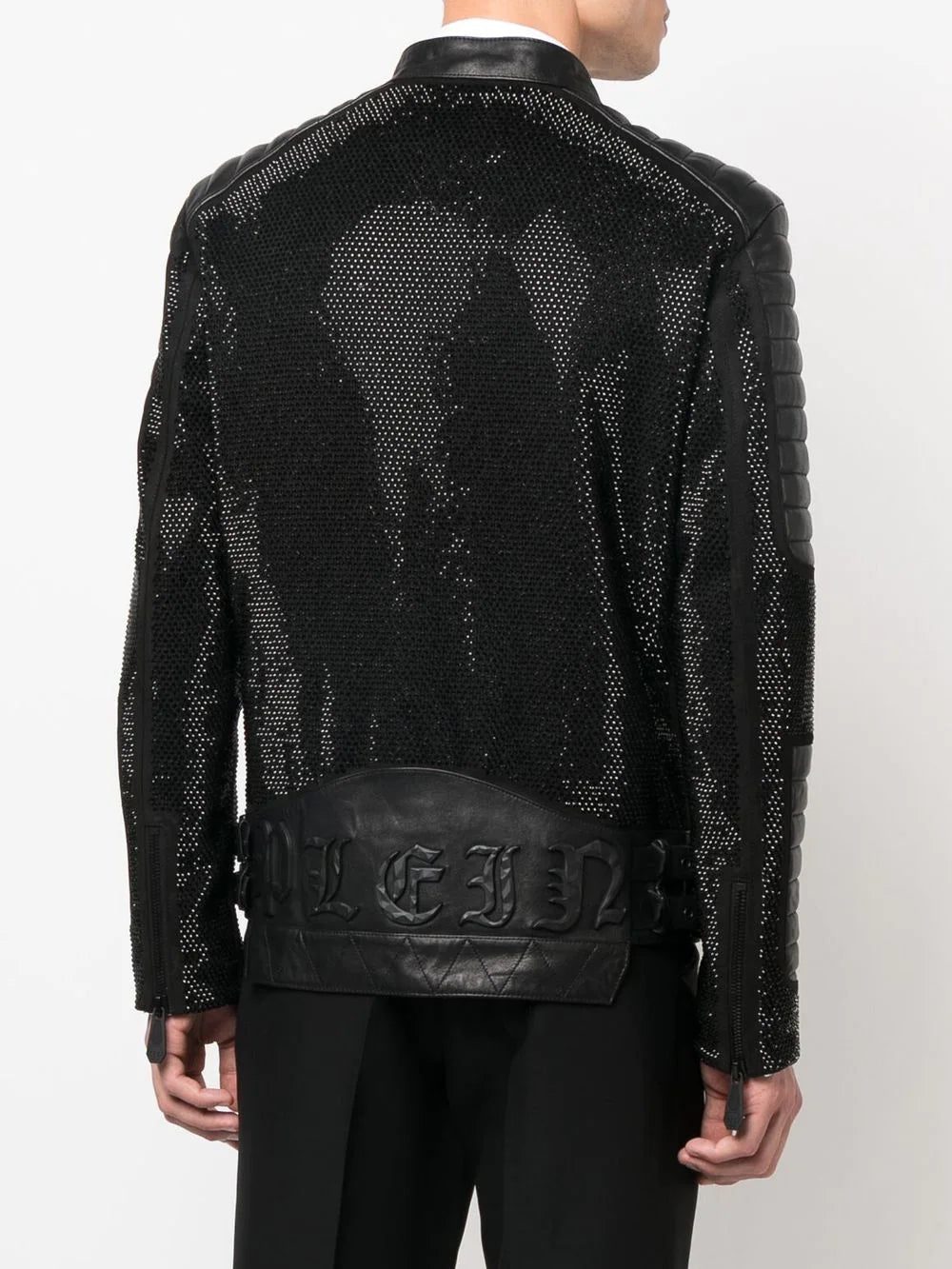 Philipp Plein leather disco biker jacket - Image 4