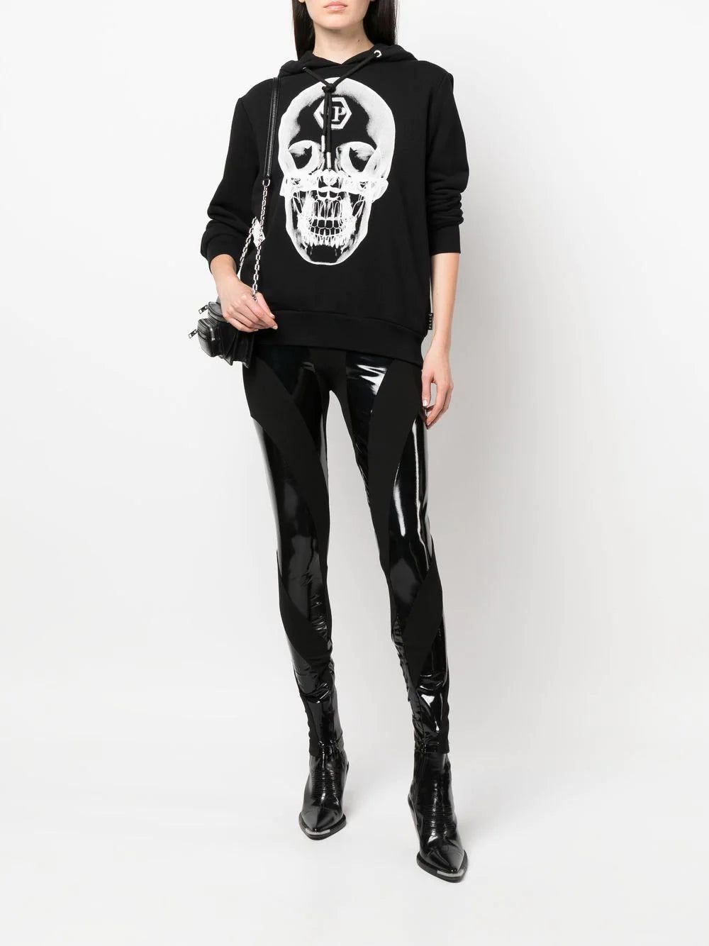 Philipp Plein skull-print cotton hoodie - Image 2
