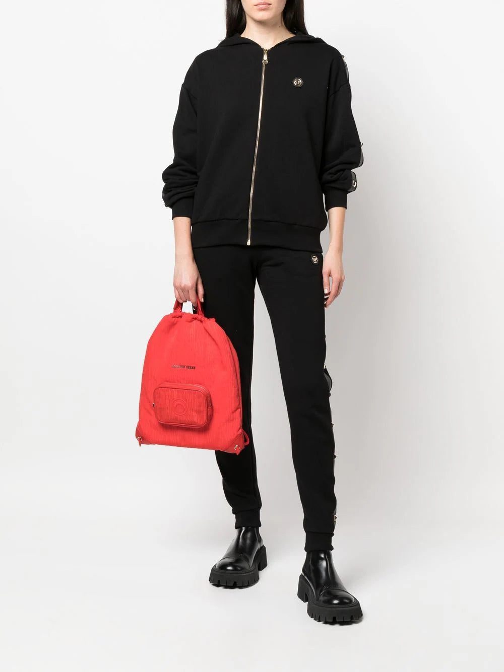 Philipp Plein studded side panel track pants - Image 2