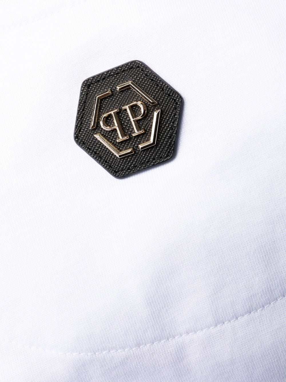 Philipp Plein metallic logo-print T-shirt dress - Image 6