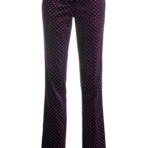 Philipp Plein Office crystal-embellished trousers