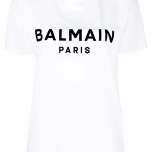 Balmain  logo-print cotton T-shirt