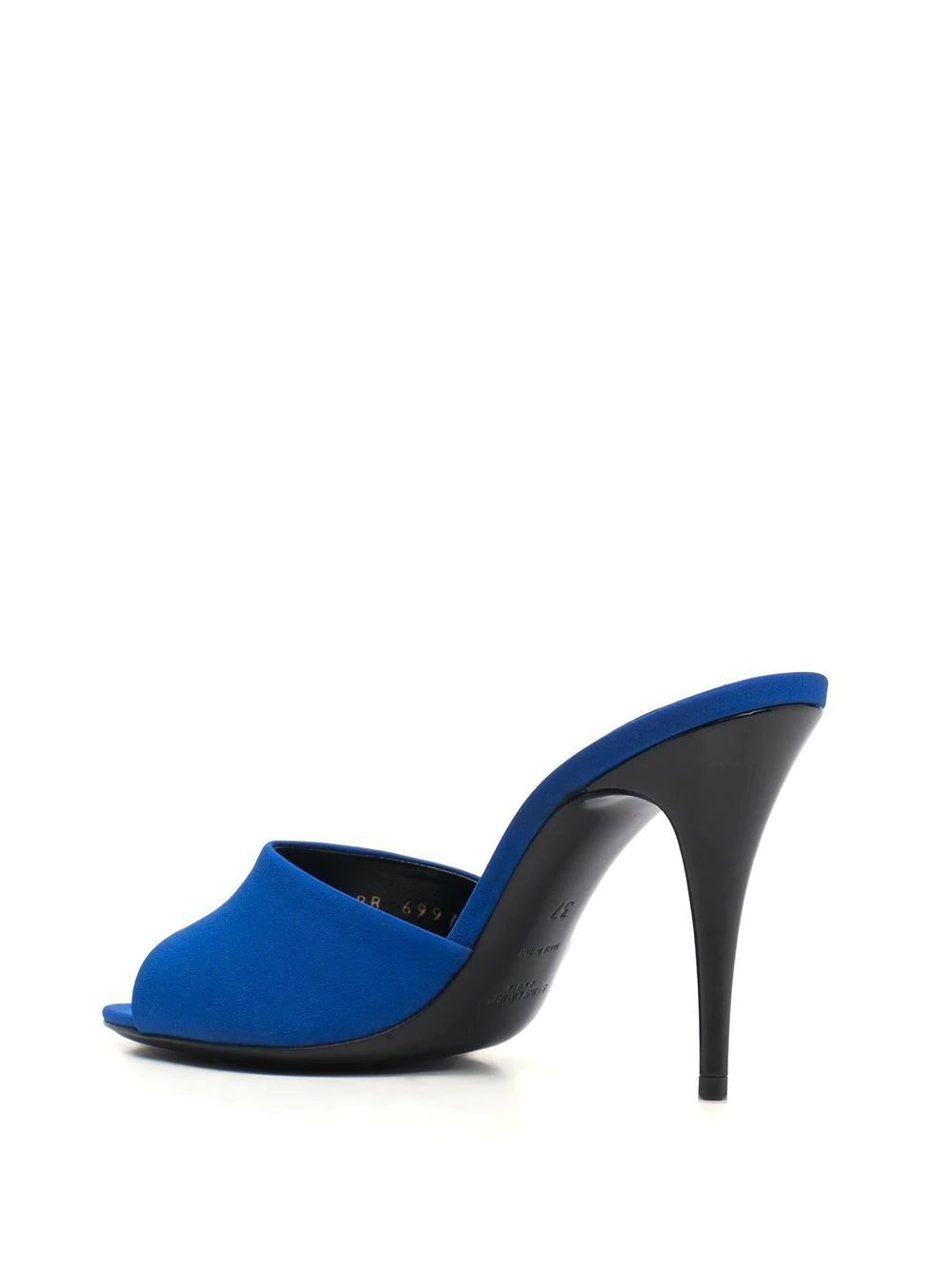 Saint Laurent LA 16 silk heeled mules - Image 3