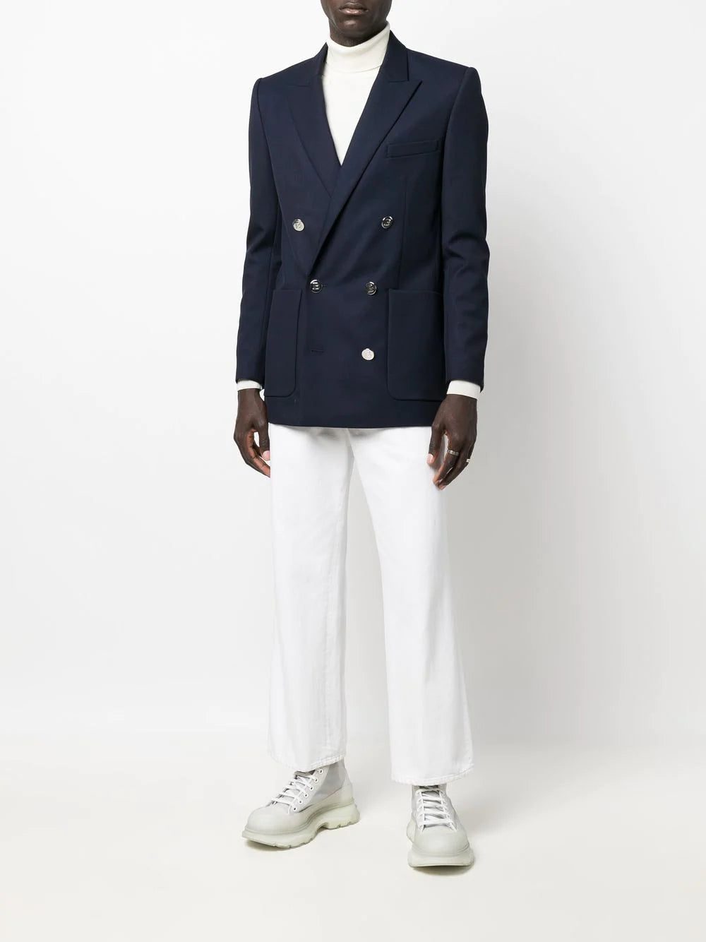 Balmain double-breasted wool blazer - Image 2