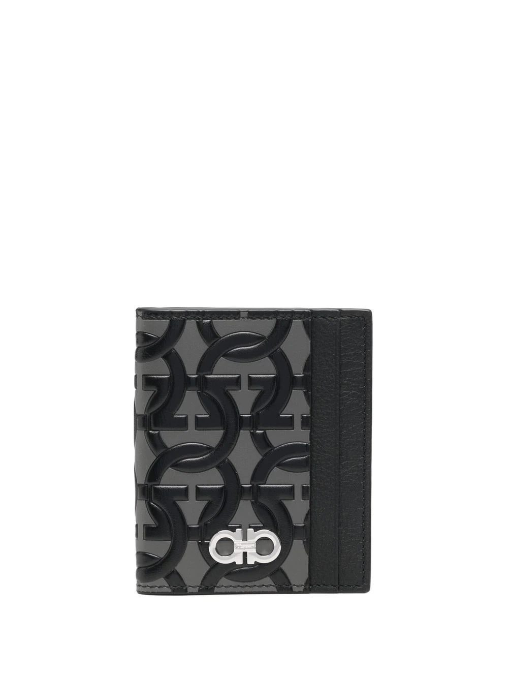 Ferragamo embossed-motif leather wallet