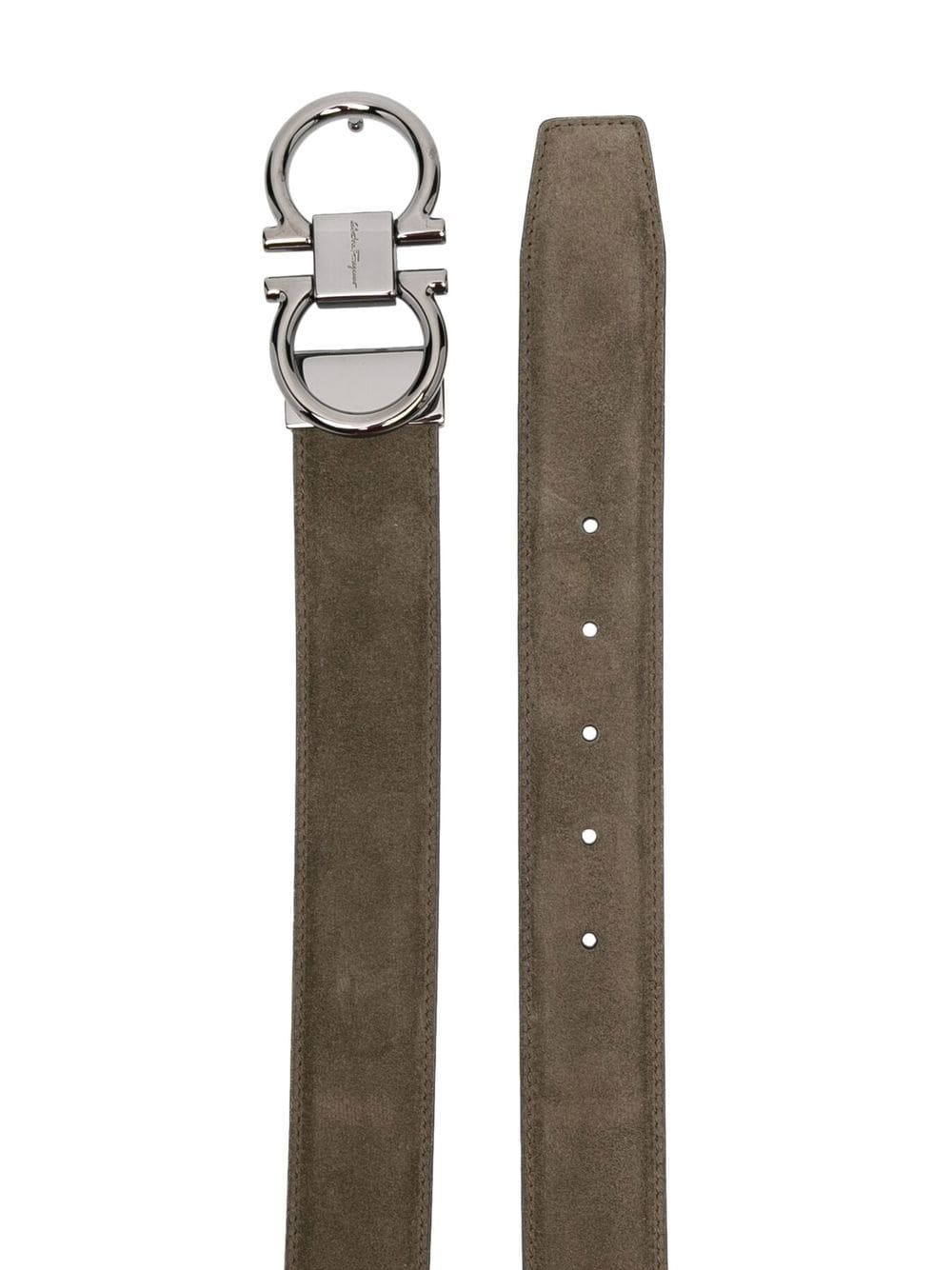 Ferragamo Gancini-buckle leather belt - Image 2