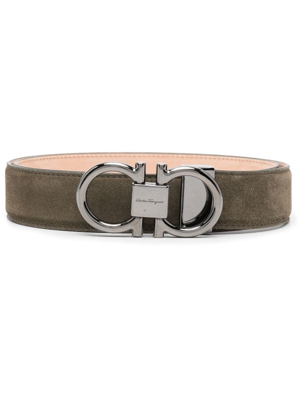 Ferragamo Gancini-buckle leather belt