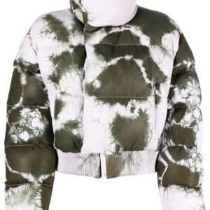 Off-White  tie-dye puffer jacket