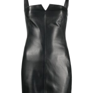 Off-White leather mini dress