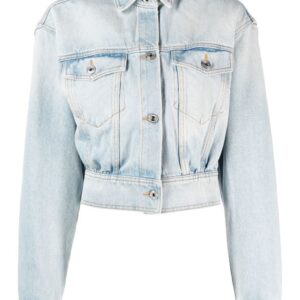 Off-White  cropped denim jacket