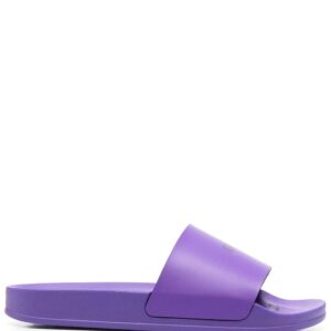 Off-White  logo-stamp rubber slides