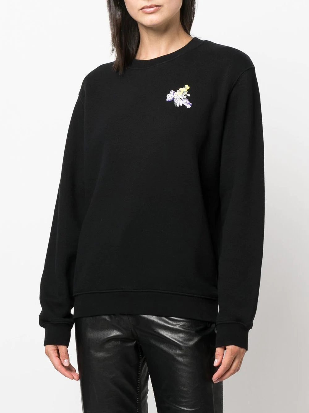 Off-White Floral Arrows crew-neck sweatshirt - Image 3
