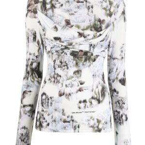 Off-White  Pattern print long-sleeve T-shirt