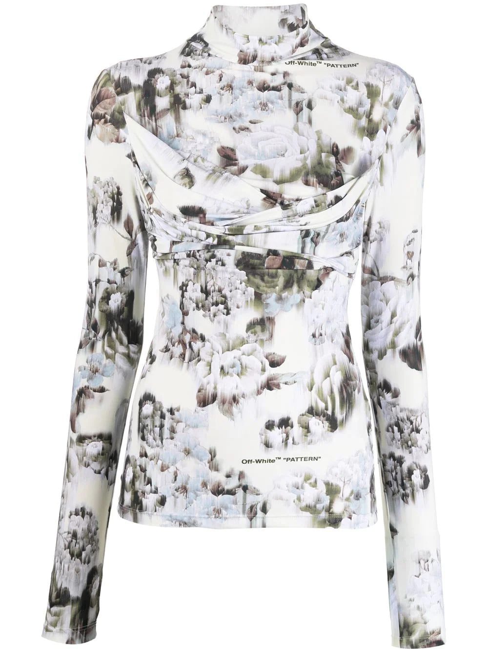 Off-White Pattern print long-sleeve T-shirt