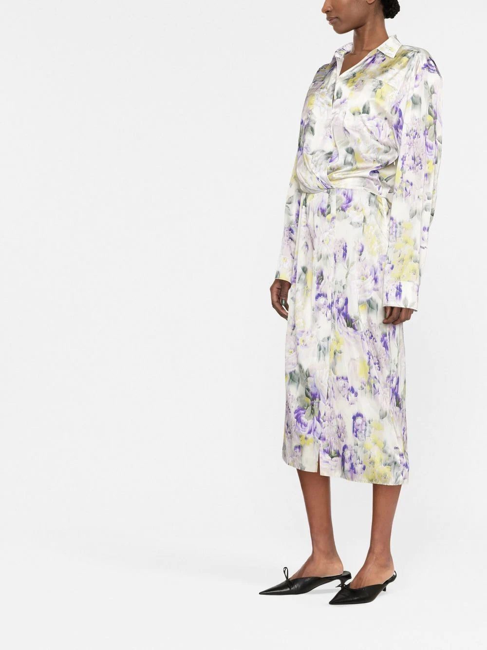 Off-White floral-print dress - Image 3