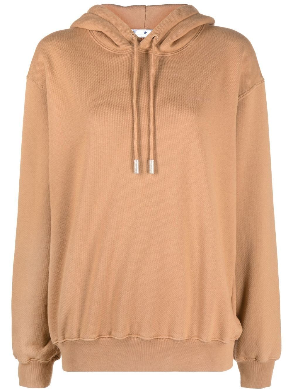 Off-White diagonal striped hooded sweatshirt