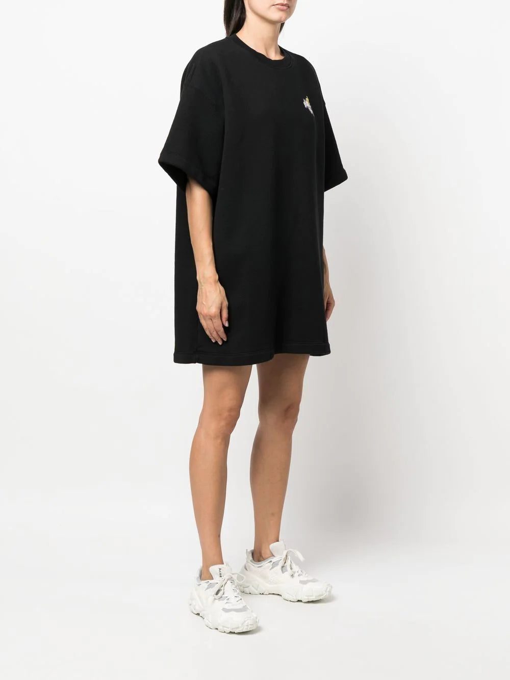 Off-White Painted Arrows motif snap-fastening T-shirt dress - Image 4