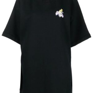 Off-White Painted Arrows motif snap-fastening T-shirt dress