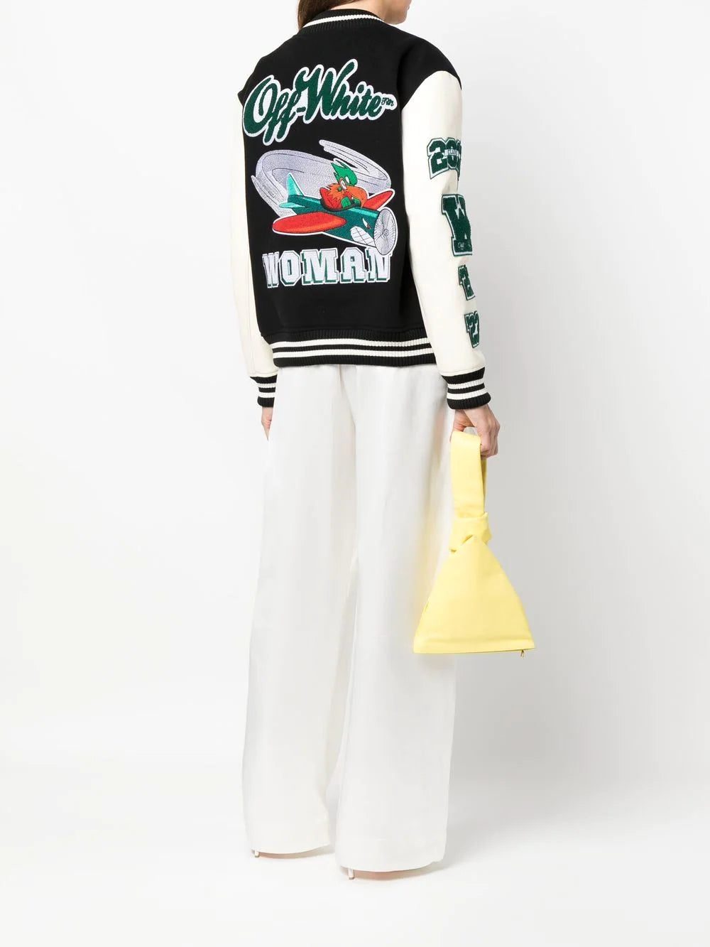 Off-White Embr Patches embroidered varsity jacket - Image 2