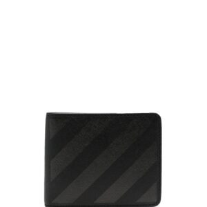 Off-White Diag-stripe leather wallet
