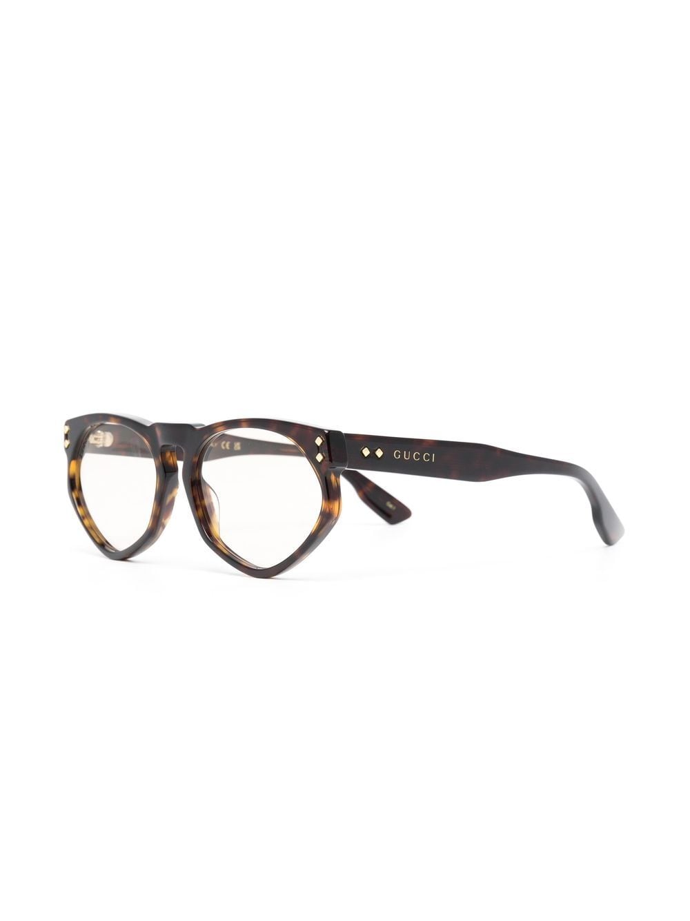 Gucci Eyewear tortoiseshell-effect round-frame sunglasses - Image 2