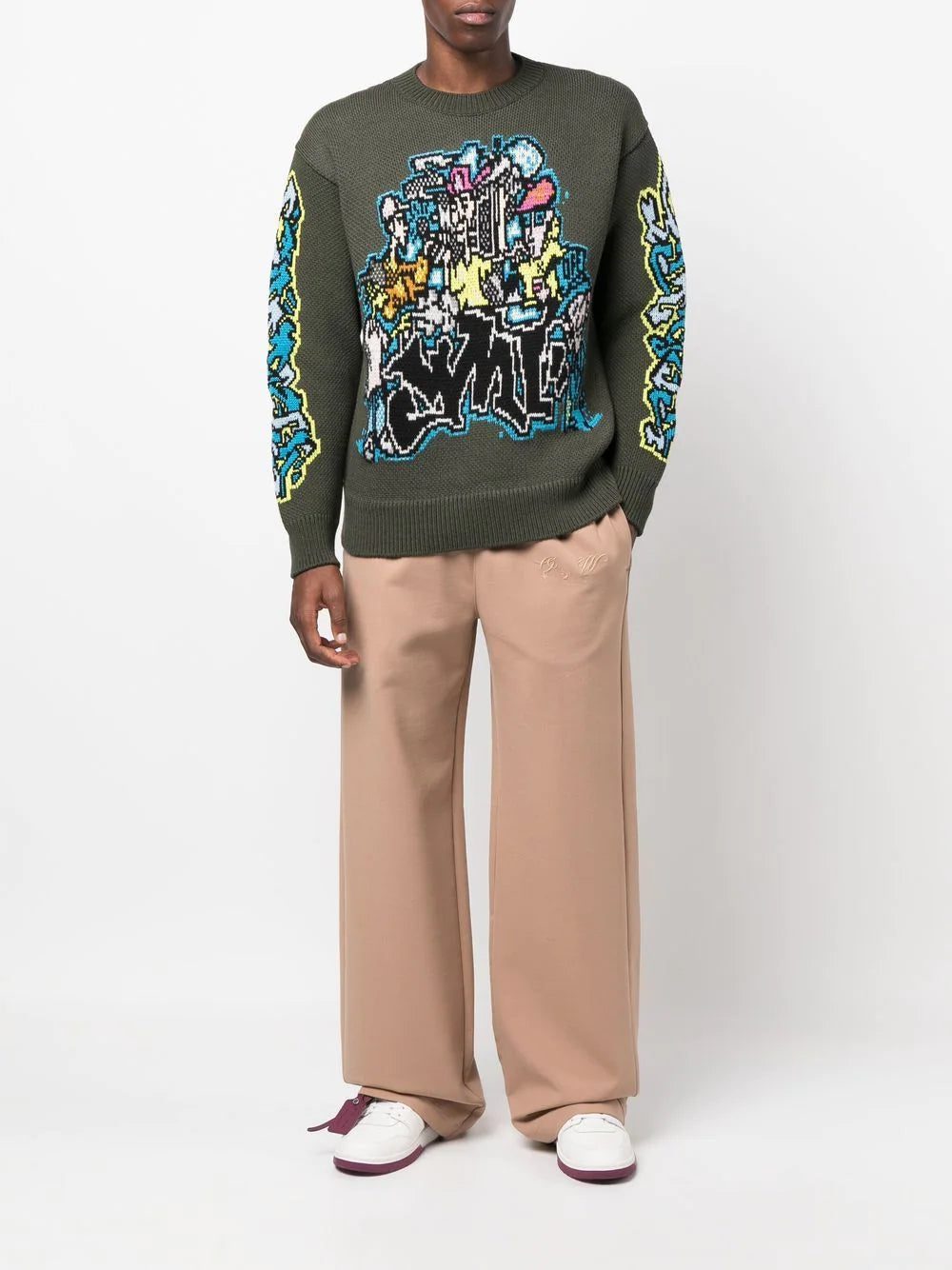 Off-White embroidered-logo track pants - Image 2