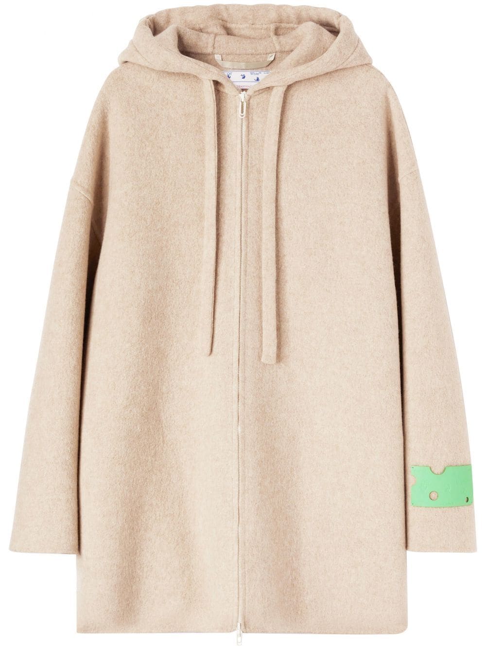 Off-White hooded zip-up jacket