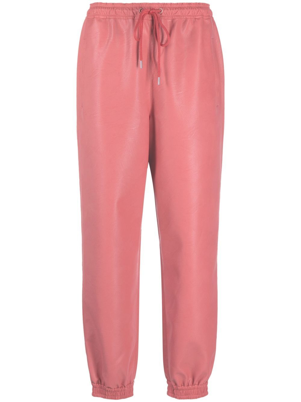 Stella McCartney faux-leather tapered trousers