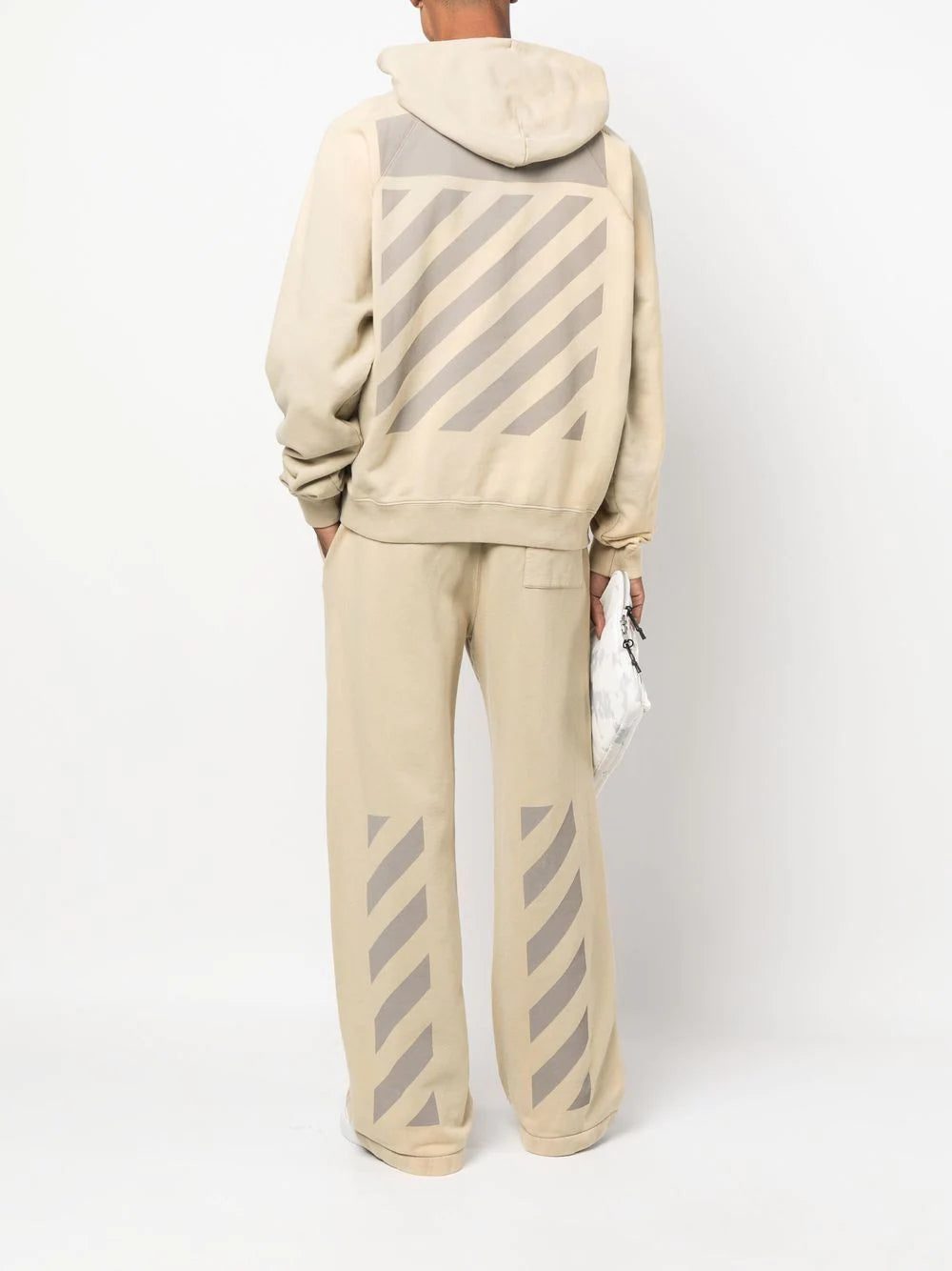 Off-White diagonal-stripe track pants - Image 2