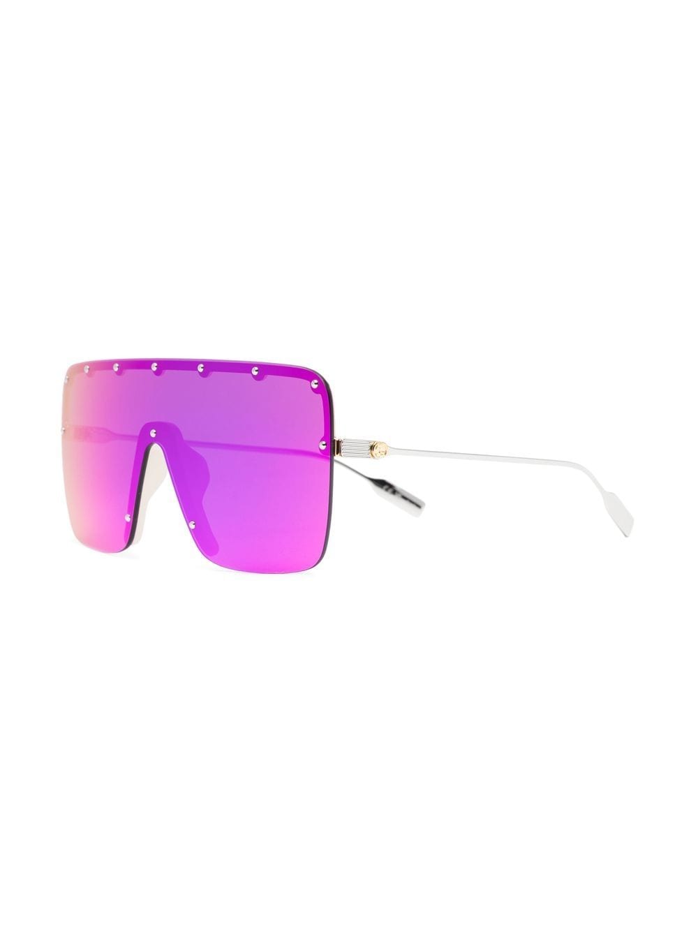 Gucci Eyewear oversized-frame studded sunglasses - Image 2