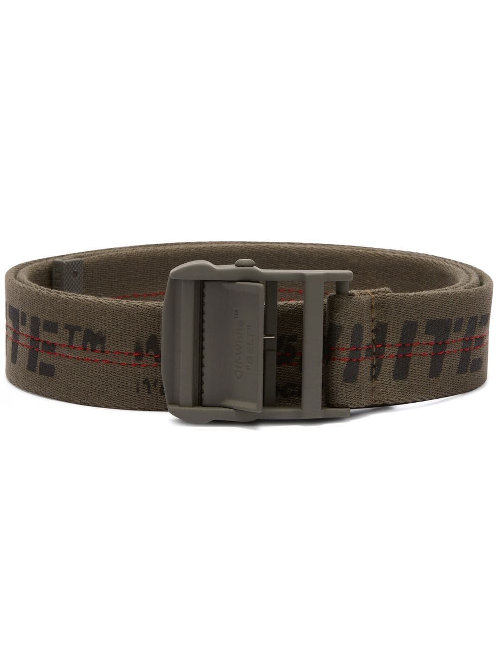 Off-white logo-print industrial belt