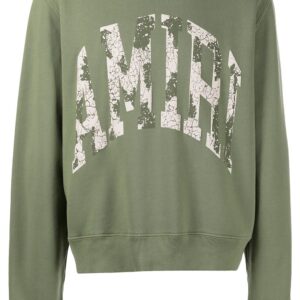 AMIRI  distressed logo-print sweatshirt