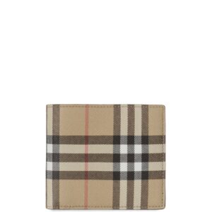 Burberry check-pattern bi-fold wallet