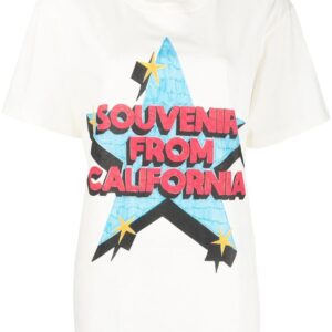 Gucci  slogan star print T-shirt