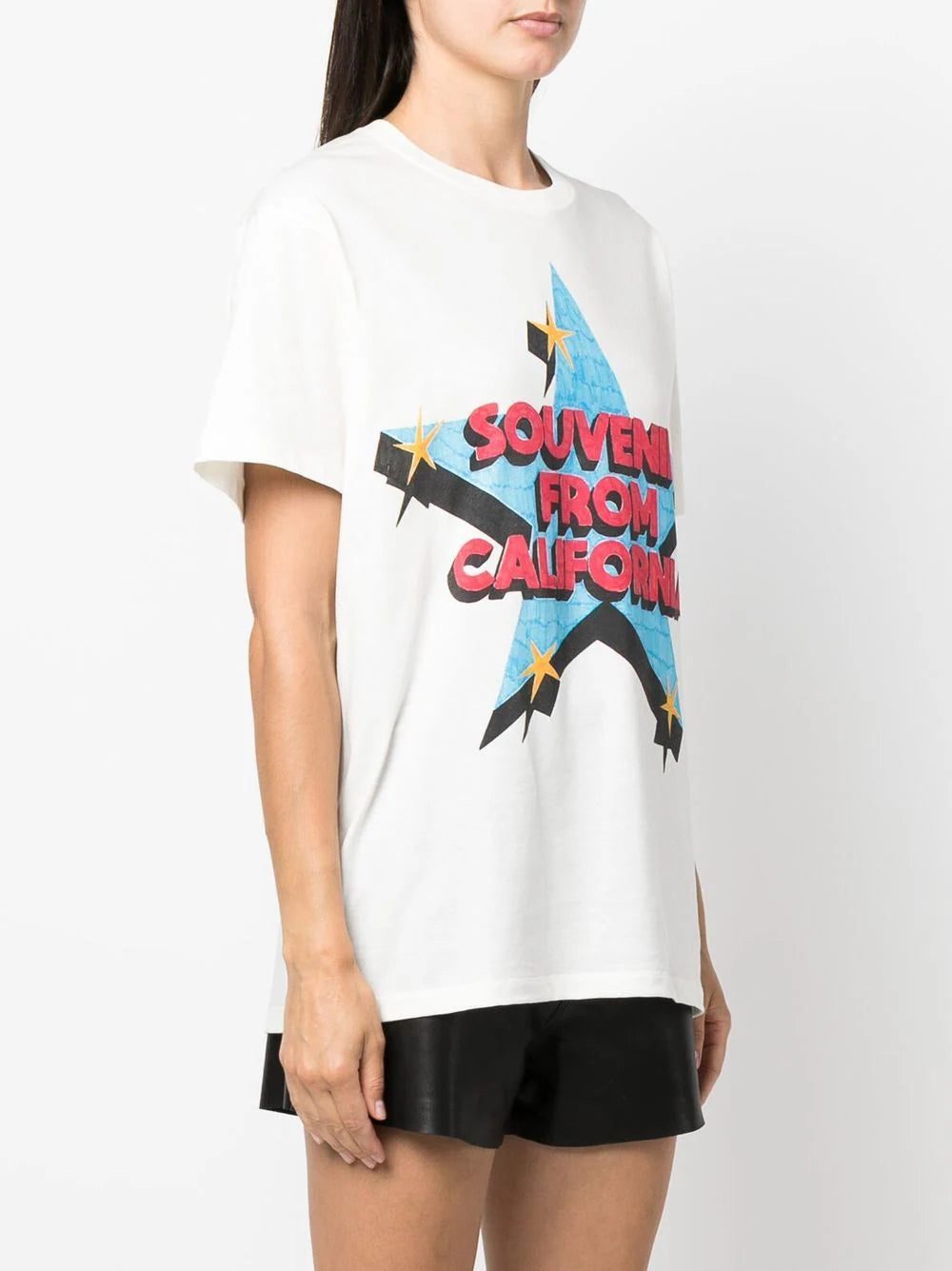 Gucci slogan star print T-shirt - Image 3