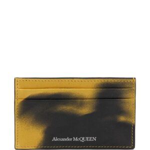 Alexander McQueen  graffiti-print leather cardholder