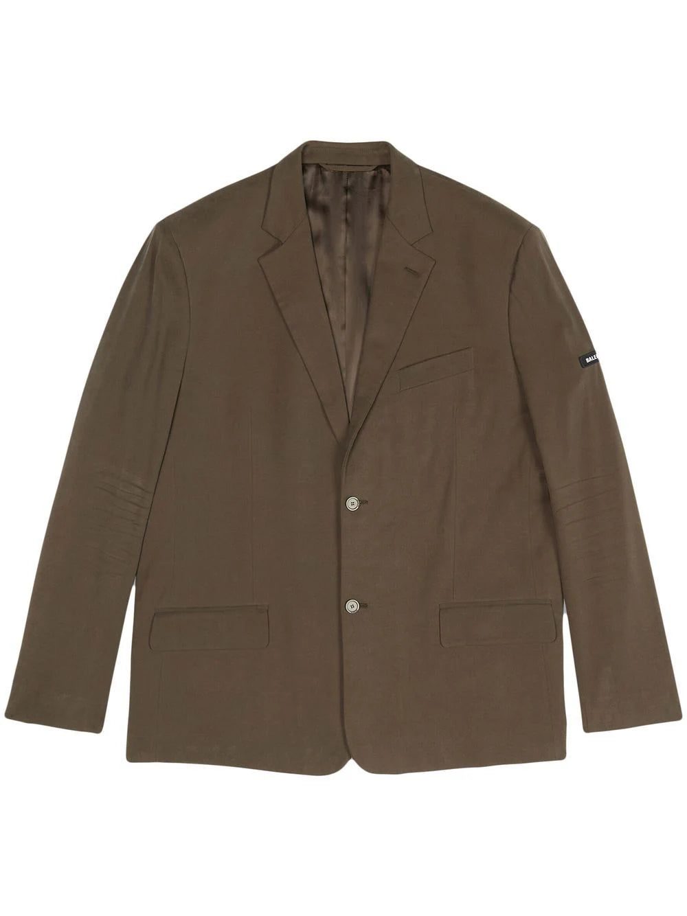 Balenciaga wrinkled-detailing oversized blazer