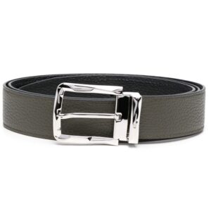 Ferragamo engraved-logo leather belt