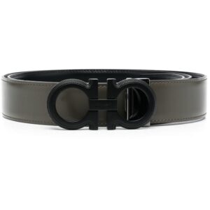 Ferragamo logo-buckle leather belt
