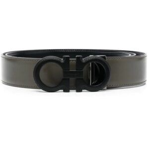 Ferragamo logo-buckle leather belt