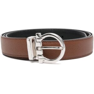 Ferragamo Gancini buckle leather belt