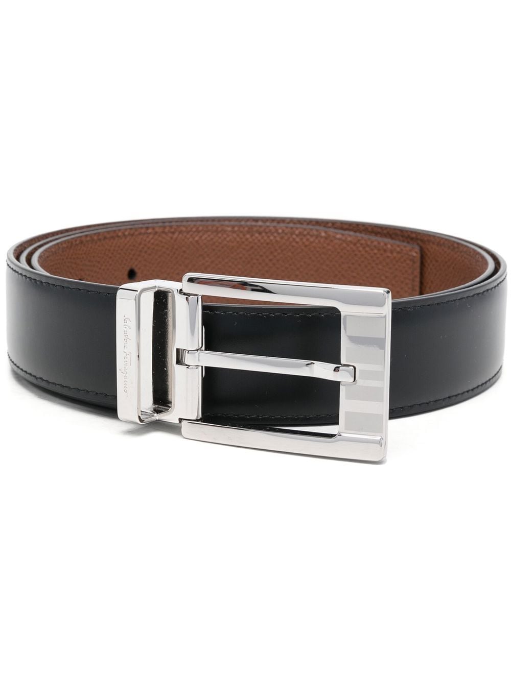 Ferragamo buckle-fastening leather belt