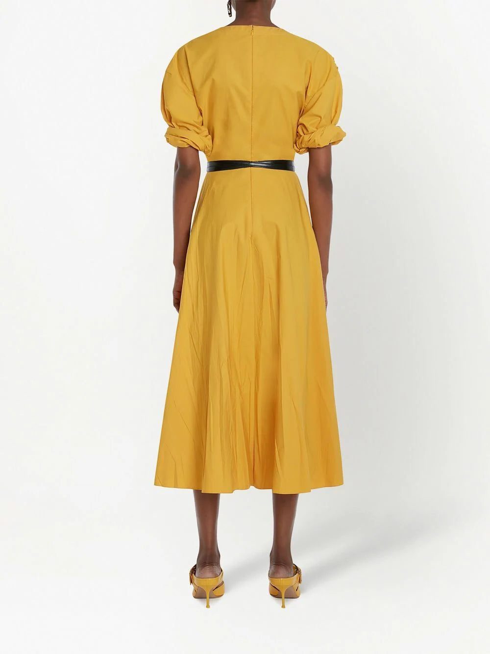 Alexander McQueen draped midi dress - Image 4