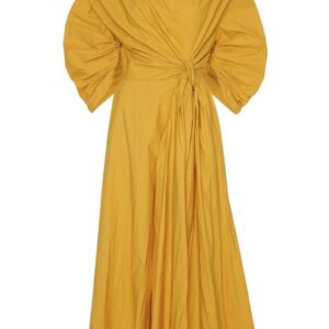 Alexander McQueen  draped midi dress