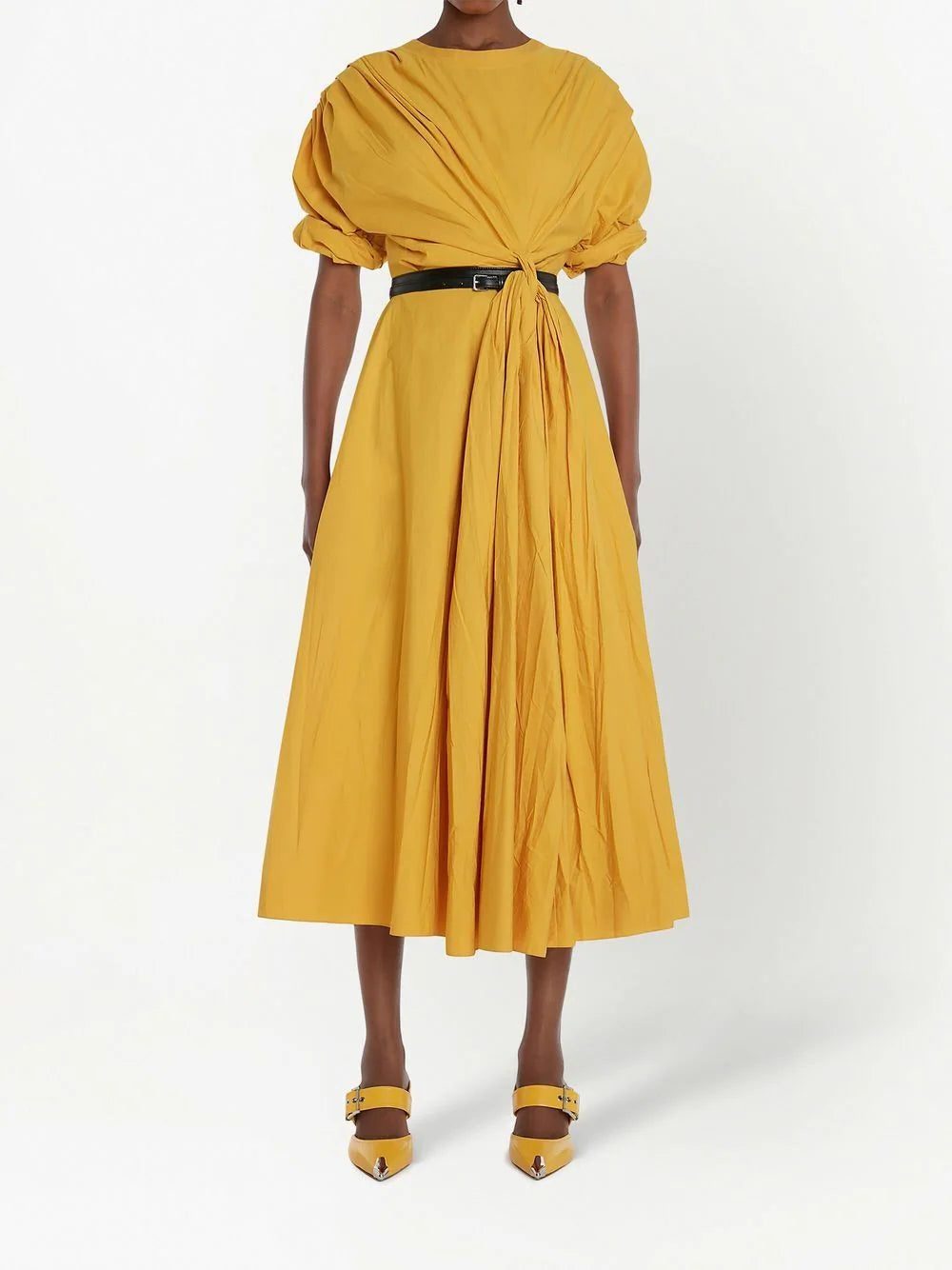 Alexander McQueen draped midi dress - Image 2